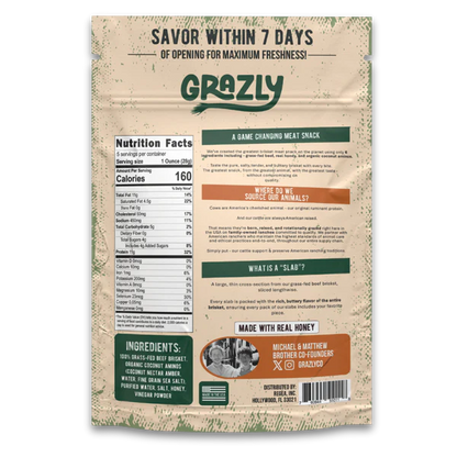 Raw Honey & Coconut Aminos Brisket Slabs