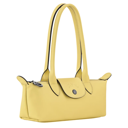 Le Pliage Xtra M Shoulder bag Lime - Leather